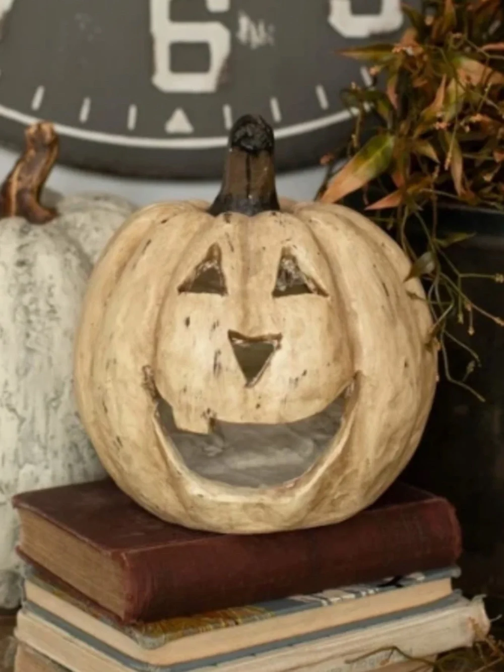 White Big Mouth Pumpkin